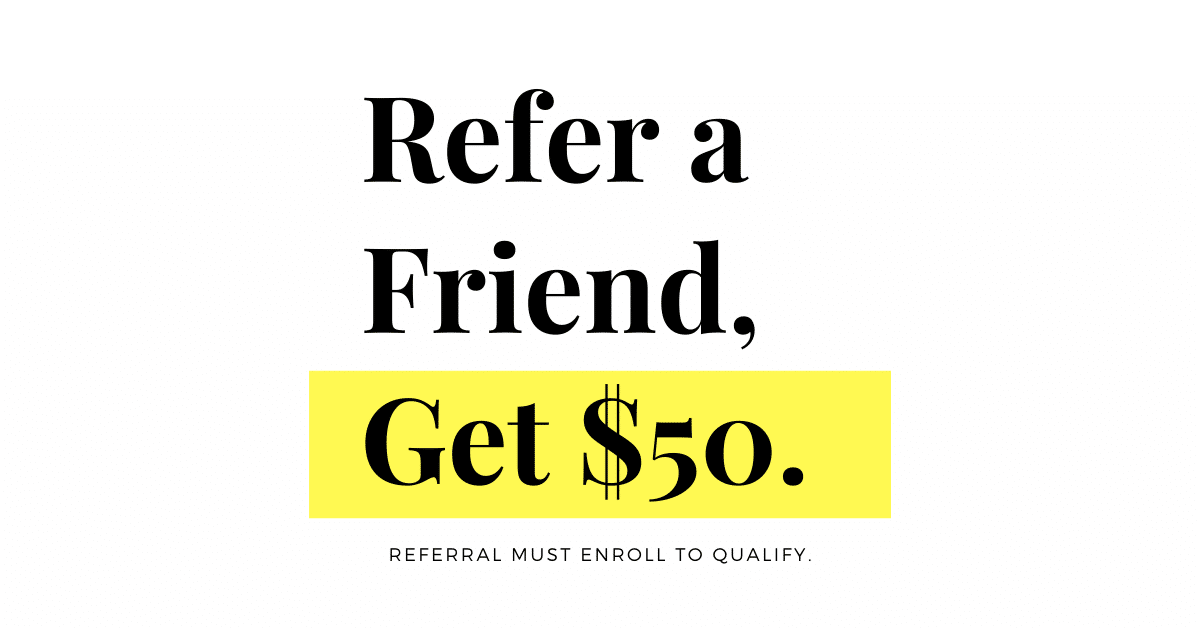 Refer a friend, Get $50