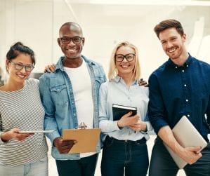 Group of Smiling People